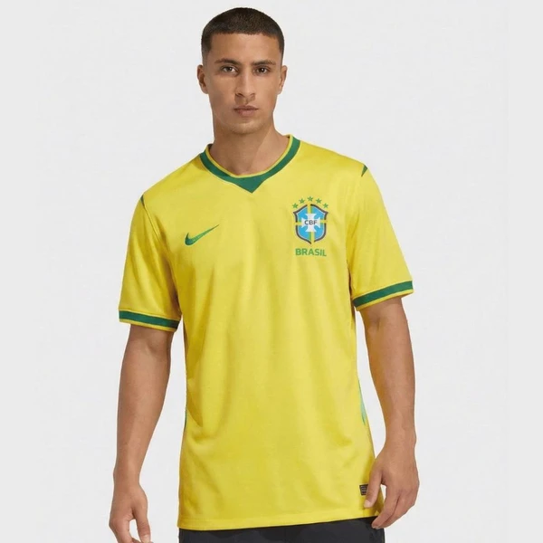 Camisa Brasil Home 2026 Torcedor Nike - Amarela Verificado