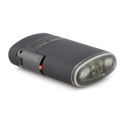 Isqueiro Maçarico Double Jet Zengaz - Preto (2 Chamas)