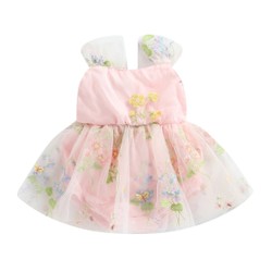 Vestido Tule Jardim Encantado