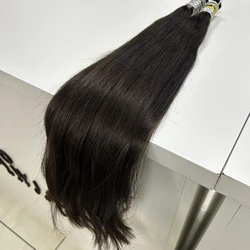 Cabelo Vietnamita Ondulado Natural Castanho claro - 55cm (100g)