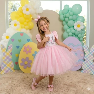 Vestido Temático Luxo - Coelhinho 