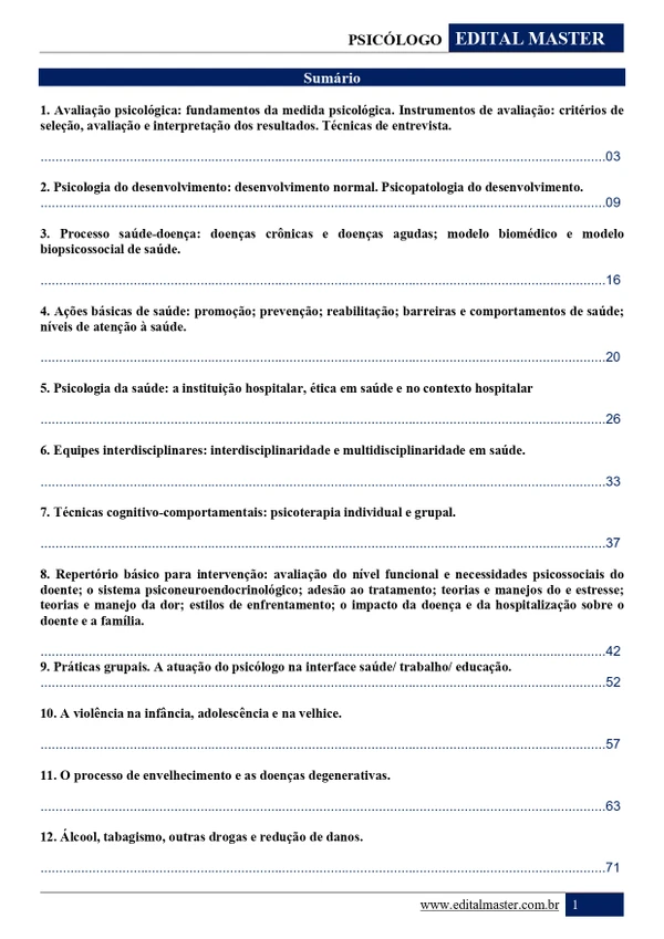 Psicólogo - SES TO