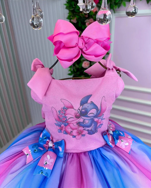 Vestido Temático Luxo - Angel & Stitch  
