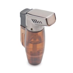 Isqueiro Maçarico Honest 304 - Marrom (2 Chamas)