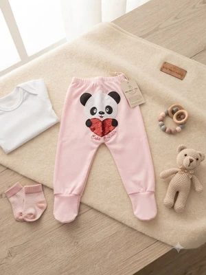CALÇA BICHO MOLHADO PANDA ROSA