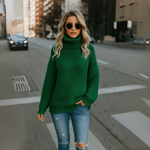 Suéter Feminino Oversized de Tricot