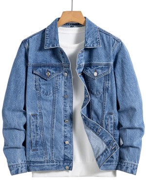 Jaqueta Jeans Masculina Marenzzo Urban Regular
