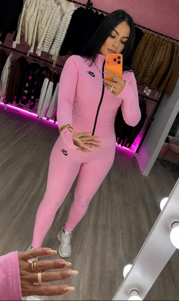 CONJUNTO POLIAMIDA DRY FIT NIKE  ROSA