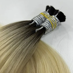 Cabelo Vietnamita Loiro Raiz Escura 75cm - 100gr