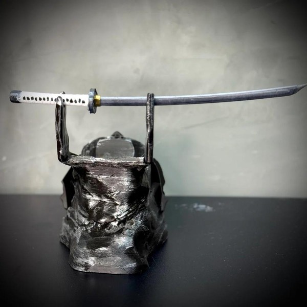 Suporte Premium Para Controle Ps5/ Ps4 e Xbox Ghost of Tsushima de luxo pintado a mão + CHAVEIRO DE BRINDE Pronta Entrega
