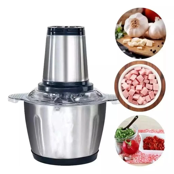 Picador De Alimentos Moedor De Carne Mixer Elétrica Processador Cozinha Casa Alho - 110v-220v