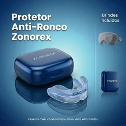 2 Unidades Zonorex  + Tapa Olhos e Protetor Auricular de Brinde + Frete Grátis 