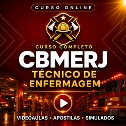 Curso Técnico em enfermagem/PSS Bombeiros RJ | Videoaulas + Apostilas + Simulados
