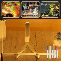 Quadro de Desenhos LED + 7 Canetinhas Grátis