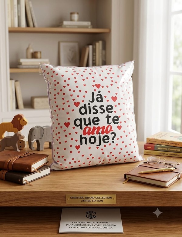 JA DISSE QUE TE AMO HOJE ALMOFADA