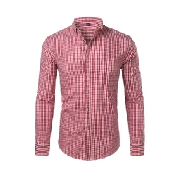 Camisa Social Masculina Manga Longa Quadriculada Matezzo