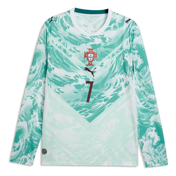 Camisa Seleção Portugal Away 2026/27 Ronaldo 7 - Manga longa