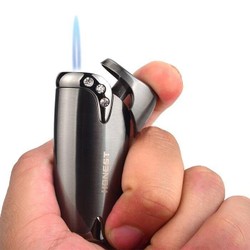Isqueiro Maçarico Honest 412 - Chumbo (1 Chama)