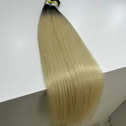 Cabelo Vietnamita Loiro Raiz Escura 65cm - 100gr