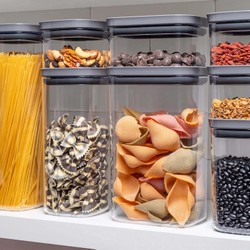 Pote hermético organizador Ou 1,5L Linha Block