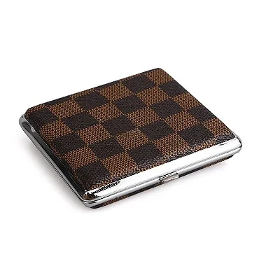 Cigarreira Ophone Quadriculado - Marrom
