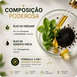 Óleo de Orégano Premium - Proteção natural todos os dias - 2 unidades