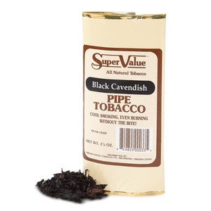 Fumo para Cachimbo Super Value Black Cavendish - Pct (42,5g)