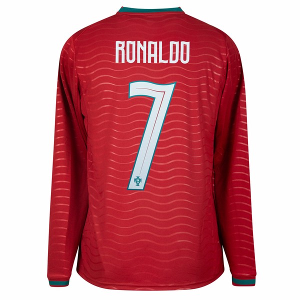 Camisa Seleção Portugal Home 2026/27 Ronaldo 7 - Manga longa