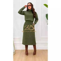 Conjunto feminino de inverno 