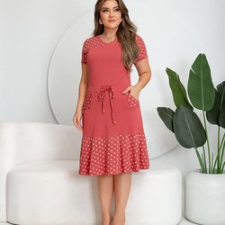 Vestido de Bolinha Ana Julia