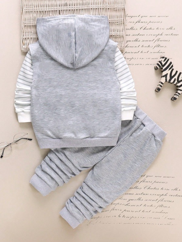Conjunto Moletom Bear Cinza