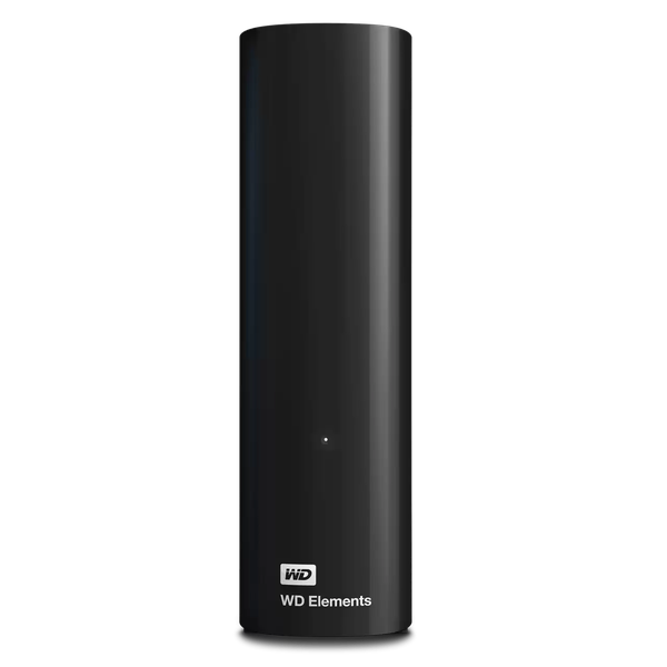 HD Externo Western Digital 16TB Elements Desktop 3.5 USB 3.0 com Fonte Preto - WDBWLG0160HBK-NESN