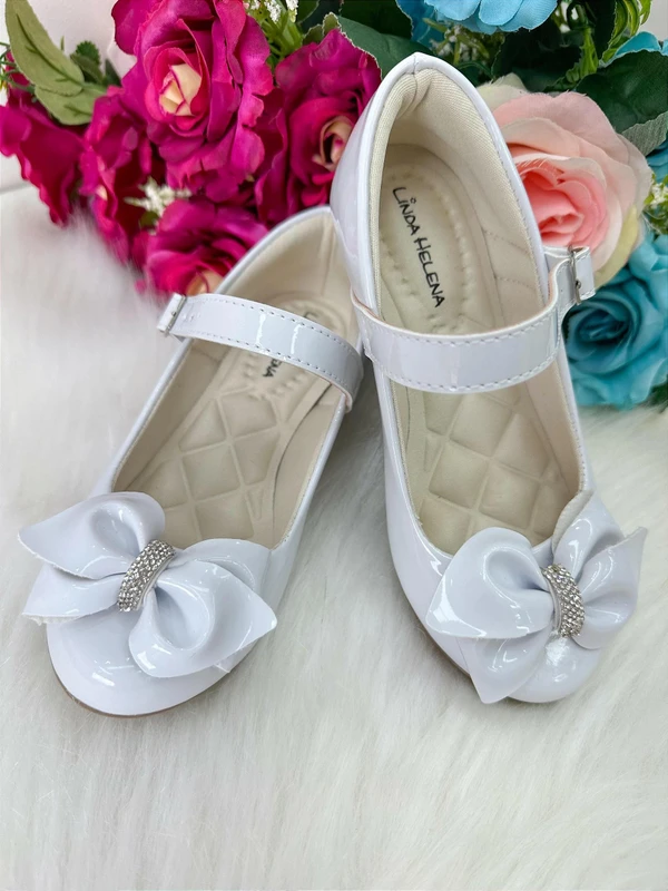 Sapatilha Flor Di Mila - Saltinho Branco