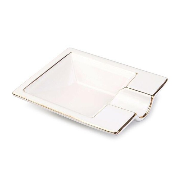 Cinzeiro de Ceramica para 1 Charuto Spheraf - Branco