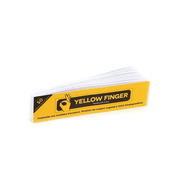Piteira De Papel Yellow Finger (Un.)