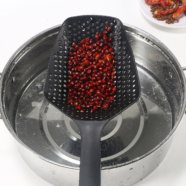 Grande filtro para a cozinha, colher do funil para o alimento fritado, vegetal, água, portable, ferramentas de cozimento home