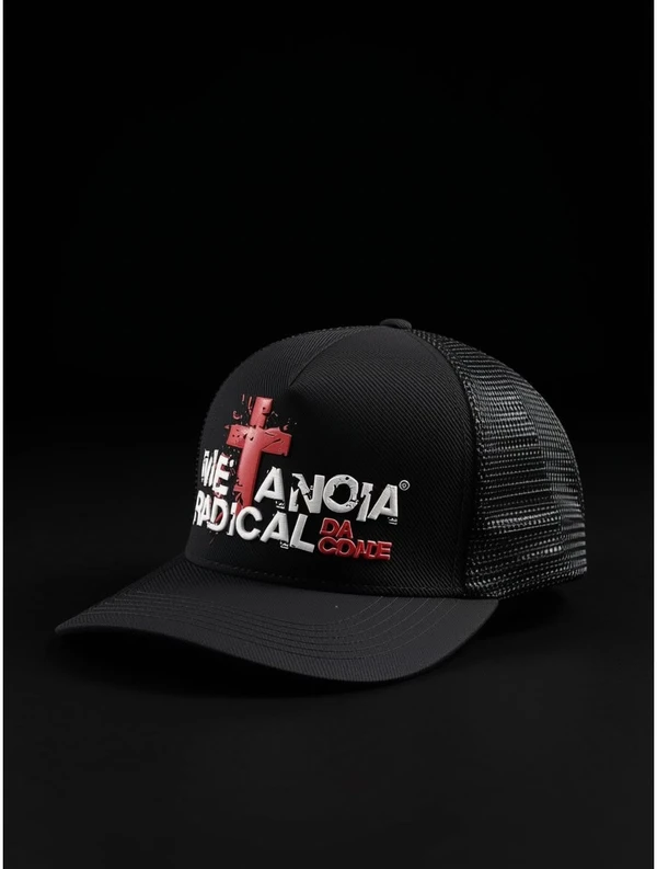 Boné Truck Preto Metanoia Radical (Com redinha)
