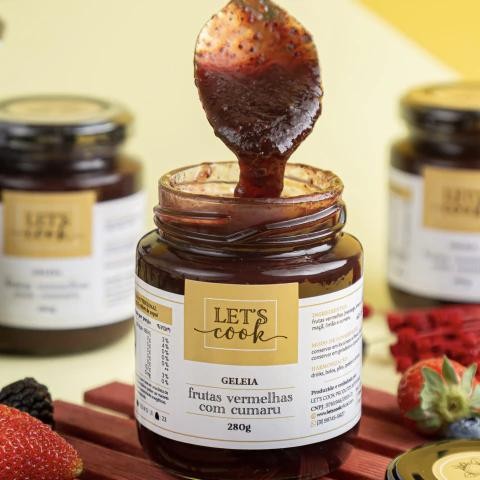 Geleia de Frutas Vermelhas com Cumaru Zero Açúcar