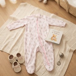 MACACÃO ROSA URSO PINGO LELE 66950
