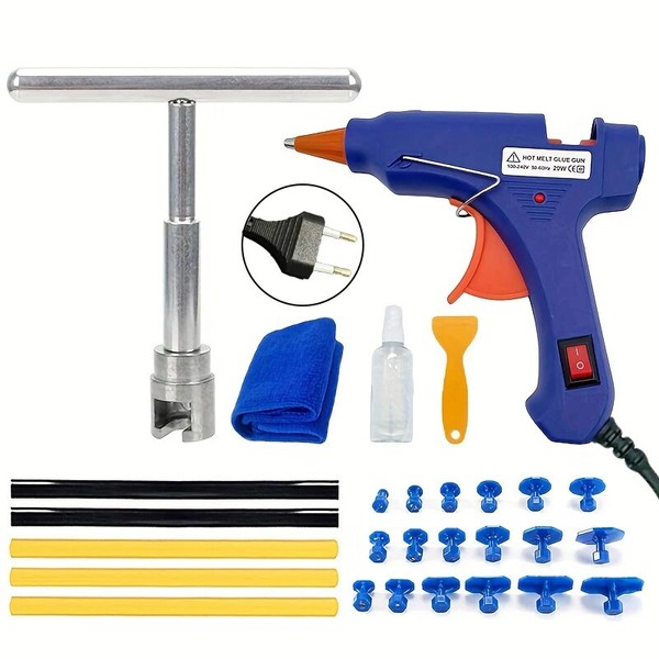Kit de remoção Dent Extrator Paintless, Ferramenta de reparo do carro Dent, Auto parte do corpo, Chapa mecânica, Conjunto de ferramentas manuais