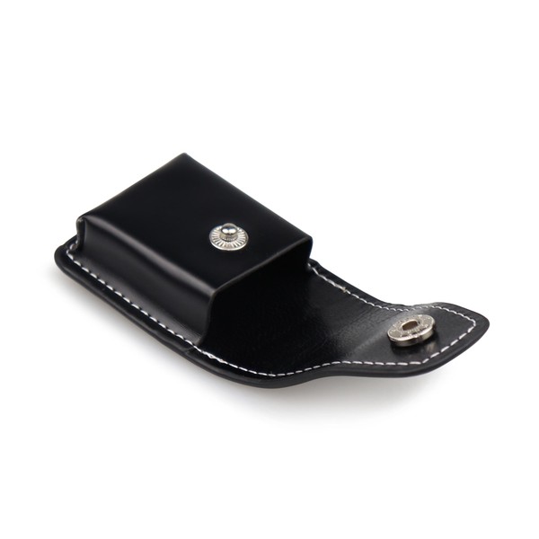 Porta Isqueiro Zippo em Couro Meglio - Preto