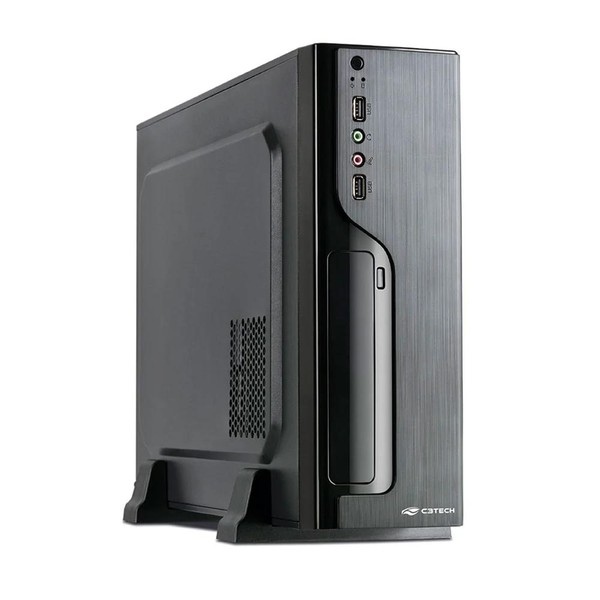 Gabinete Slim C3tech DT-100BK Com Fonte PS-200FX - DT-100BK