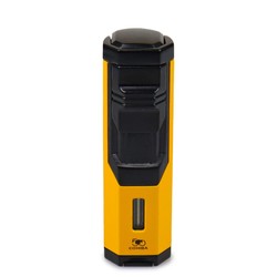 Isqueiro Maçarico Cohiba 077 - Amarelo (3 Chamas)