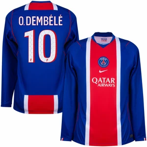 Camisa PSG Home 2026/27 O.Dembélé 10 - Manga longa