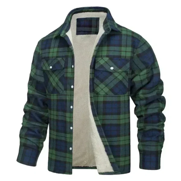 (PAGUE 1 LEVE 2) Jaqueta Masculina Xadrez + (BRINDE)