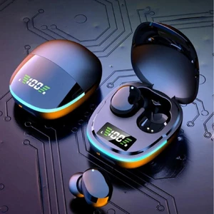 Fone de ouvido sem fio Bluetooth para jogos G9S com cancelamento de ruído, som estéreo Hi-Fi à prova d'água com microfone