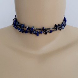CHOKER LAZULI