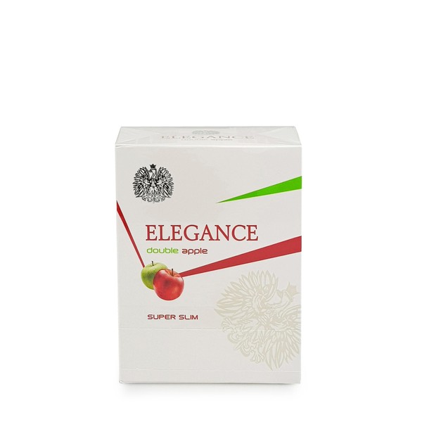 Cigarro Elegance Super Slim Double Apple - Pacote com 10