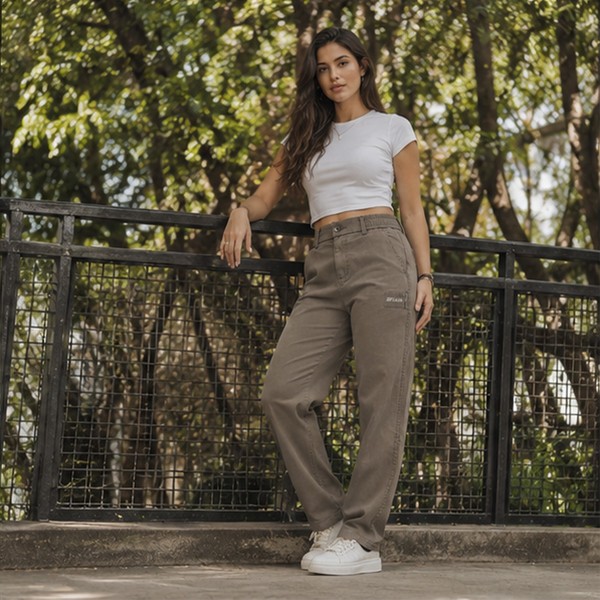 [LEVE 3  PAGUE 2] Calça Feminina Luna em Jeans Original (Charme delicado!)