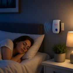 Repelente Eletrônico Ultrassônico Anti Pragas de Tomada - Espanta Mosquitos Ratos e Baratas